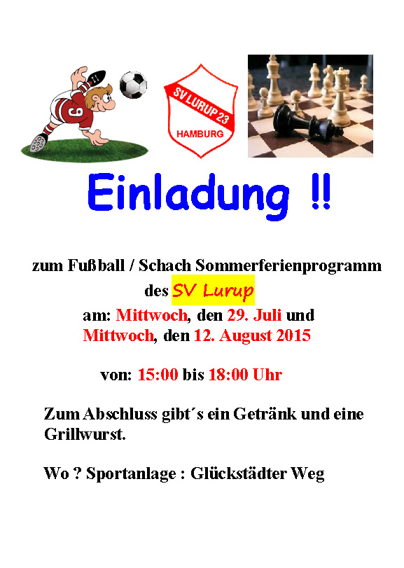 Sommerferienprogramm 2015