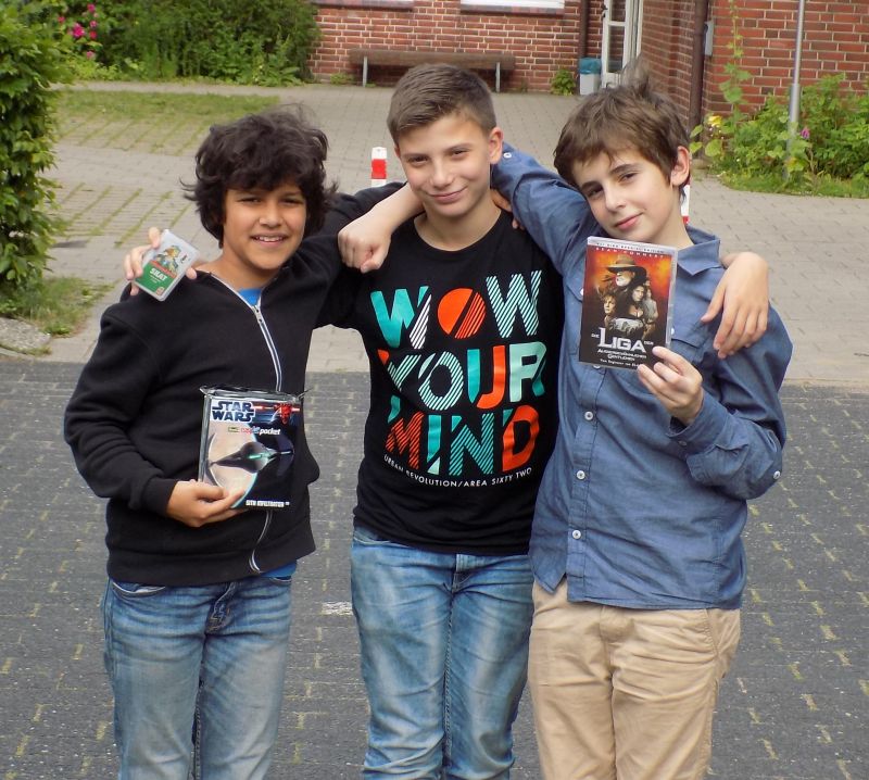 Miles, Jakub und Miguel