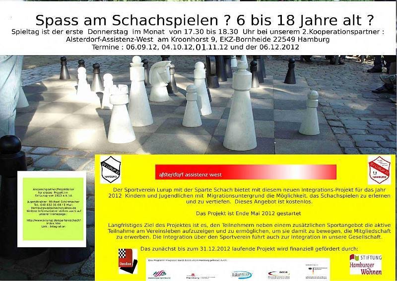 Plakat Spaß am Schachspielen